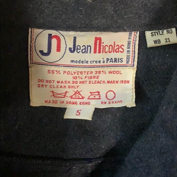 Vintage rare Jean Nicolas coat dress size 5 - Picture 2 of 3